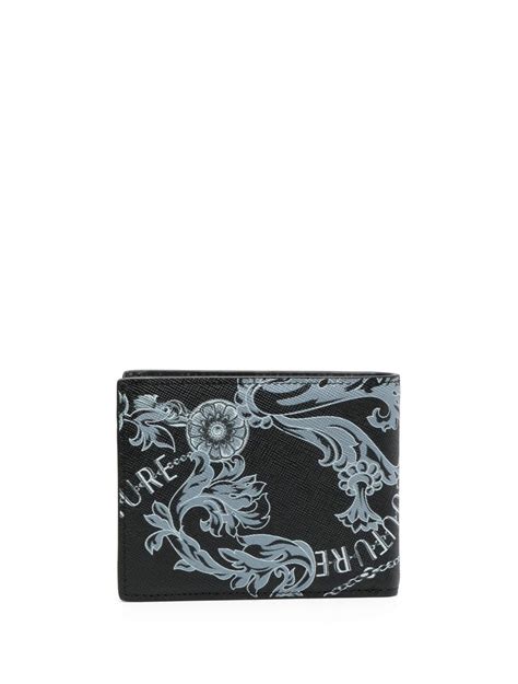 versace collection leather bifold wallet|versace clothing line.